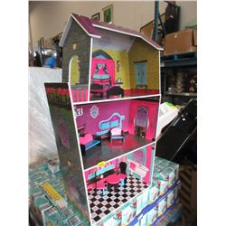 New Furnished Doll House - Unassembled in Box