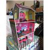 Image 1 : New Furnished Doll House - Unassembled in Box