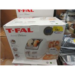 New T-Fal Deluxe 2 Slice Wide Slot Toaster