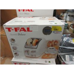 New T-Fal Deluxe 2 Slice Wide Slot Toaster