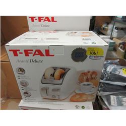 New T-Fal Deluxe 2 Slice Wide Slot Toaster