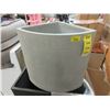 Image 1 : New 18" Tall Grey Ficonstone Corner Planter