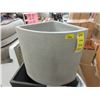 Image 1 : New 18" Tall Grey Ficonstone Corner Planter