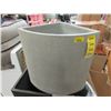 Image 1 : New 18" Tall Grey Ficonstone Corner Planter