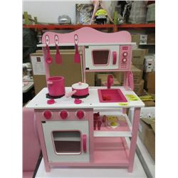 New Pink Children's Kitchen Set-Unassembled in Box