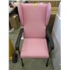 Image 1 : Pink Easy Clean Arm Chair