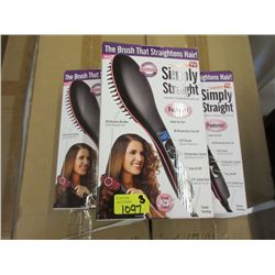 3 New "Simply Straight" Electric Hair Brushes