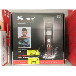 2 Surker Hair Clipper Systems