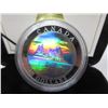 Image 2 : 2004 Canada 1 Oz. Fine Silver $20  Hologram Coin