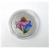 Image 2 : 2013 Canadian Flower and Butterfly 25¢ Coin