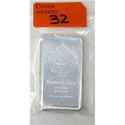 10 Oz. Scottsdale Lion .999 Silver Investor Bar