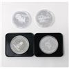 Image 2 : Four Canadian .500 Silver Dollar Coins