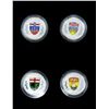 Image 3 : 2018 Fine Silver Heraldic Emblems of Canada Set
