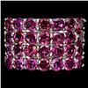 Image 1 : Natural  Rhodolite Garnet Ring