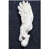 Image 3 : Hand Carved Antler 3D Owl Pendant