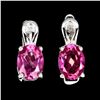 Image 1 : Natural  Brazil Pink Topaz  Earrings