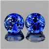 Image 1 : Natural AAA Royal Blue Rare Benitoite Pair - Flawless