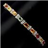 Image 1 : Natural Fancy Colors Sapphire 46.96 Ct Bracelet