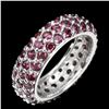 Image 1 : Natural Unheated Round Rhodolite Garnet Ring