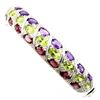 Image 1 : Natural Peridot Amethyst Rhodolite Garnet Bangle