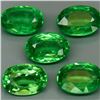 Image 2 : Natural Top Green Tsavorite Garnet 5Pcs/2.30Ct