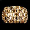 Image 2 : Natural Unheated Oval Yellow Citrine Ring