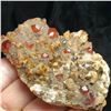 Image 2 : Natural Spessartine Garnets & Smoky Quartz Specimen