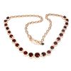 Image 2 : Natural Unheated African Garnet 150.76 Ct Necklace