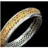 Image 2 : Natural  Orange Sapphire 150 Carats Bangle