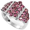 Image 3 : NATURAL PURPLISH PINK RHODOLITE GARNET Ring