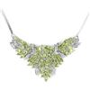 Image 1 : NATURAL APPLE GREEN PERIDOT  Necklace