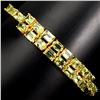 Image 1 : Natural Top Rich Green Peridot 83.09 Ct  Bracelet