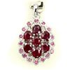 Image 1 : Natural Top Blood Red Ruby Pendant