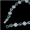 Image 3 : Natural Top Neon Blue Apatite Bracelet