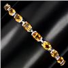 Image 1 : Natural Oval 6x5mm Top Rich Yellow Citrine Bracelet