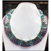 Image 1 : Tibet Hand Made Turquoise, Coral, Lapis Lazuli Necklace