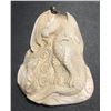 Image 1 : Hand Carved Antler Dragon Pendant