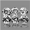 Image 1 : NATURAL DIAMOND WHITE TOPAZ 6 Pcs [FLAWLESS-VVS]