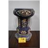 Image 1 : ANTIQUE CHINESE BLUE SHIWAN GARDEN PLANT STAND (18" H)