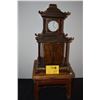 Image 1 : 3 DRAWER JEWELRY CHEST W/QUARTZ CLOCK & WOOD STAND (2 PCS)