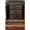 Image 2 : 3 DRAWER JEWELRY CHEST W/QUARTZ CLOCK & WOOD STAND (2 PCS)