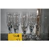 Image 1 : CHAMPAGNE FLUTES (11 PCS)