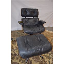 HERMAN MILLER EAMES CHAIR W/OTTOMAN (2 PCS)