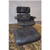 Image 1 : HERMAN MILLER EAMES CHAIR W/OTTOMAN (2 PCS)