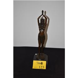 ART DECO STYLE EUROPEAN BRONZE EGYPTIAN STATUE