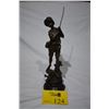 Image 1 : EUROPEAN BRONZE BOY STATUE; SIGNED