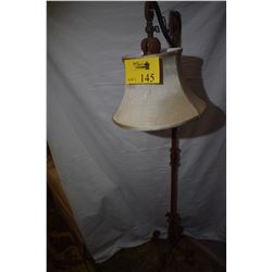 WROUGHT IRON FLOOR LAMPS (PAIR)