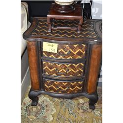 3 DRAWER SIDE TABLE