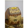 Image 1 : CERAMIC GARDEN STOOL W/EAST INDIAN MOTIF