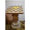 Image 1 : ALABASTER PEDESTAL CHESS BOARD